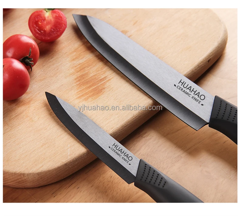 Shenzhen Knives 3-Piece Ceramic Knife Set 6 Chef's Knife, 5 Slicing  Knife, and 4 Paring Knife Set