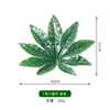 Dark no1 octagonal leaf