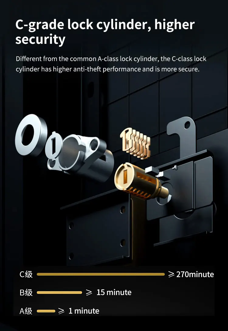 CEQSAFE Metal Electronic Digital Lock Fingerprint WiFi Safe Box Smart Home Office Security Safe Box for Money manufacture