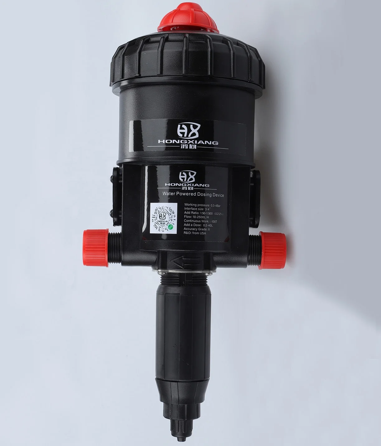 0 2-2% инжектор для удобрений капельного орошения с водяным дозирующим насосом без обратного потока распределителем жидкости