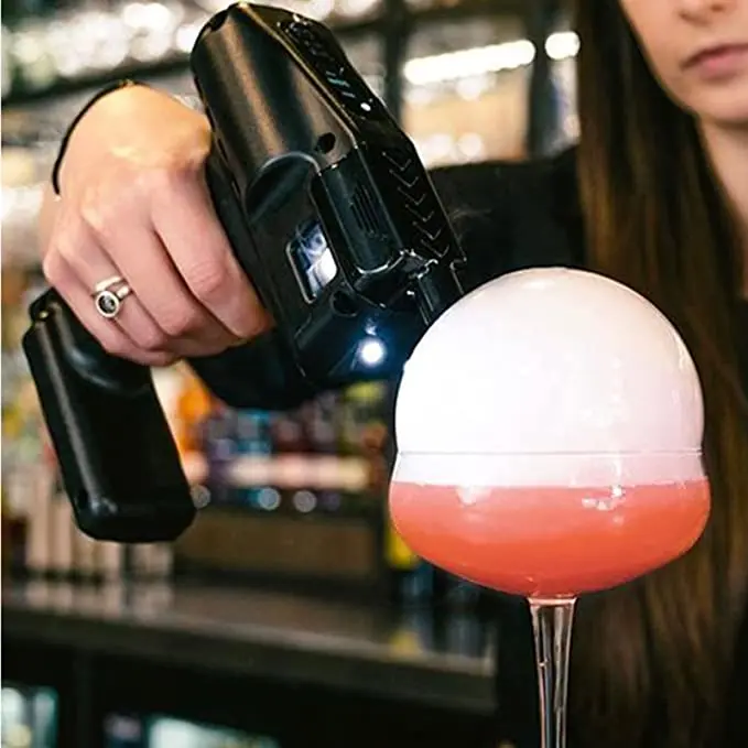 Handheld Draagbare Gun Rook Infuser, Cocktail Rook Bubble Gun Smaak Drank Roker voor Stijlvolle Rook, Eten, Geïnfundeerde Cocktails, Wijn, Kaas, Vlees & Meer Roker Machine Gift