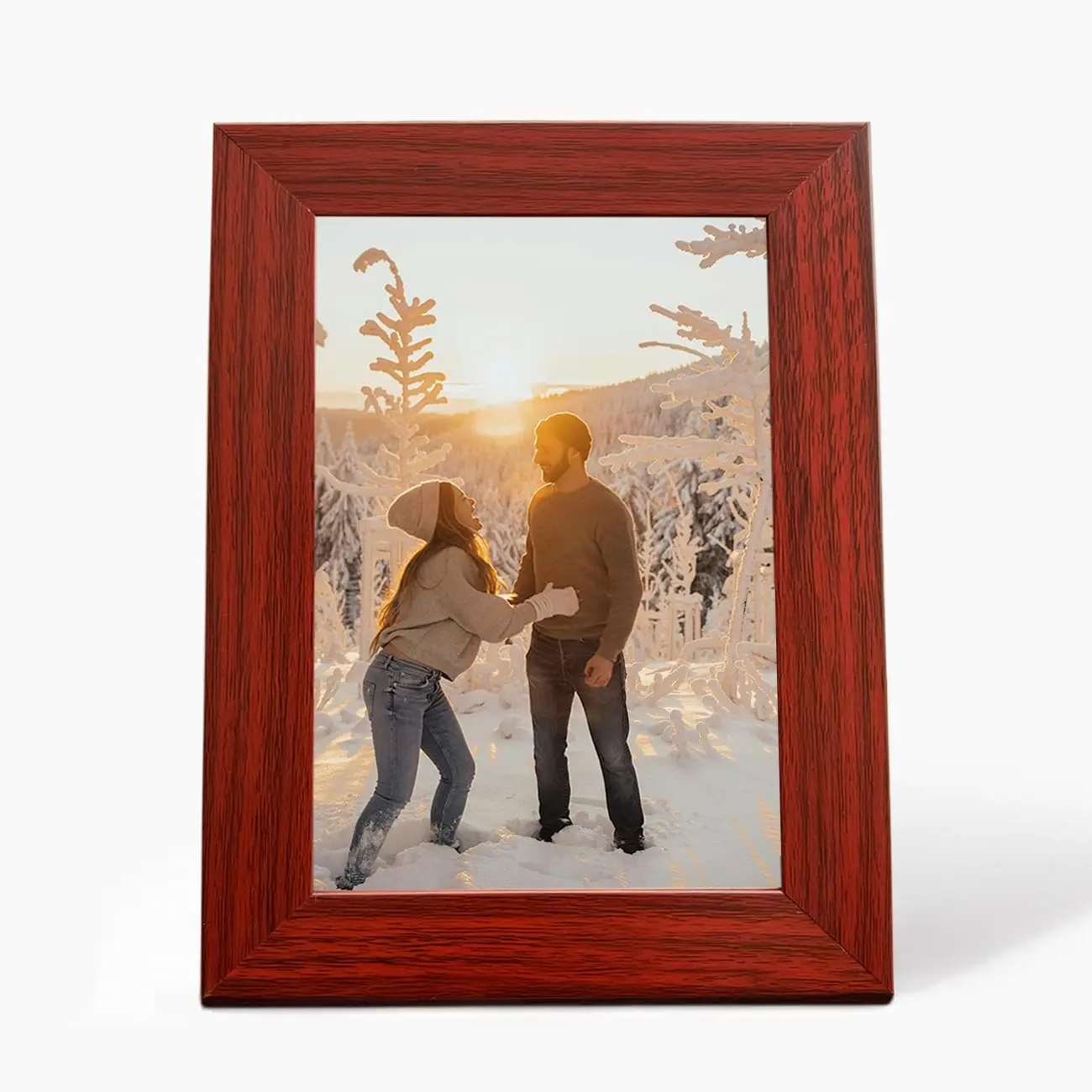 Sturdy & Long Lasting Wooden Photo Frame for Photos Certificates or Artworks With Minimalist Design & Easy Back Loading Feature