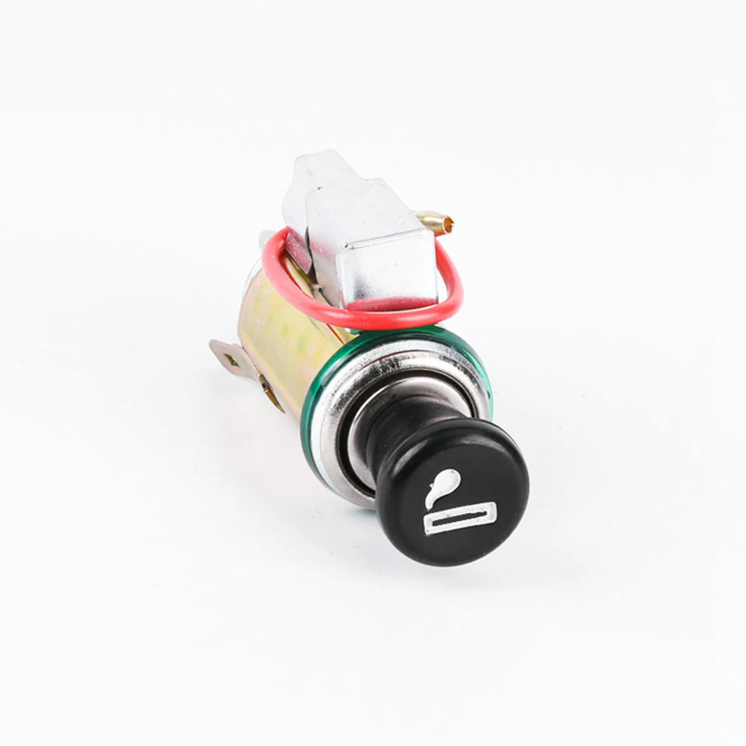 12v car cigarette lighter socket female Automotive Fireproof ABS and Brass Housing Car Cigarette Lighter Socket  Female Plug 12V Car Cigarette Lighter Adapter Socket