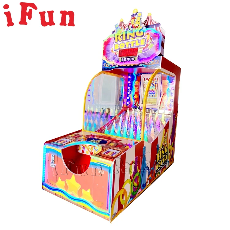 Ifun Coin Operated Ring Bottle Redemption Arcade Trap the Bottle Game Machine