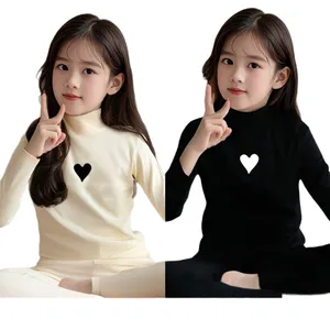 Girls' Sweet Semi-High Collar German Velvet Long Sleeve Pajamas Suit Autumn Winter 2026 New Cuk Children's Western Baby Home