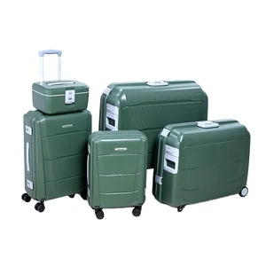 14'' 18'' 22'' 27' 31'' PP Hard Side Carry on Luggage 5 PCS Luggage Sets for Travel Factory Wholesale Waterproof Suitcase