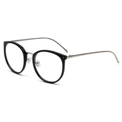 レトロラウンド光学眼鏡フレーム女性男性透明クリアレンズ眼鏡