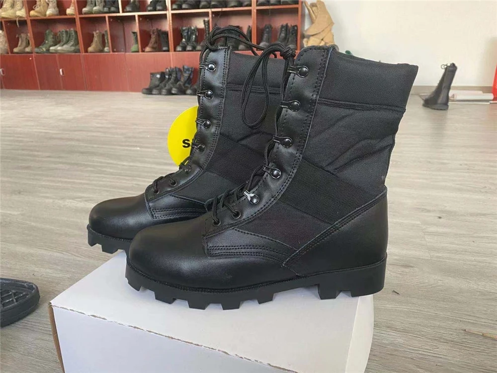 olive green combat boots