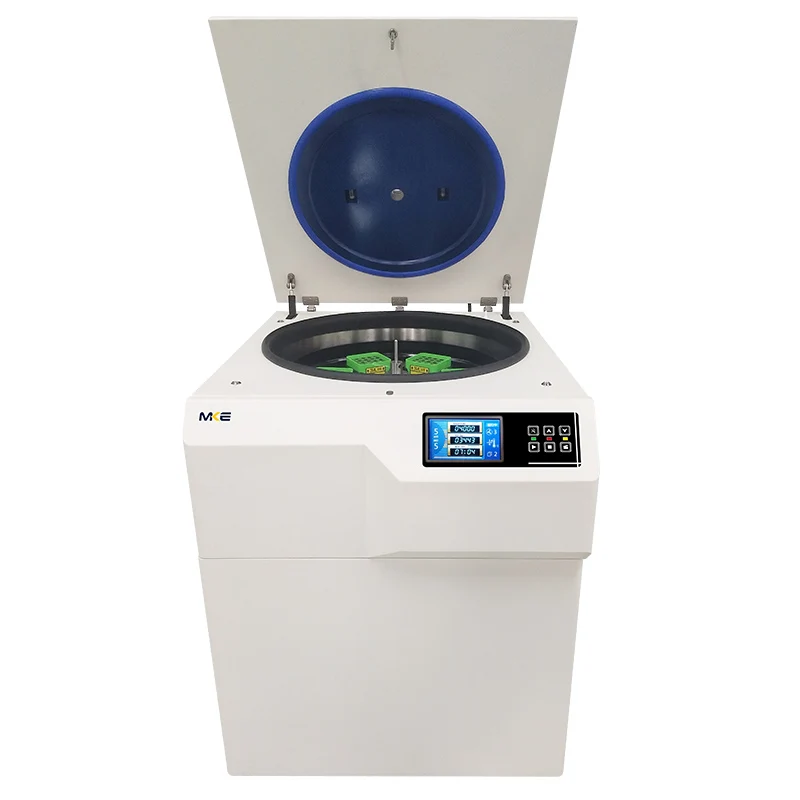 Large Capacity Blood Centrifuge with 4x1000ml Swing Bucket Rotor 8000rpm Max Speed and 11620xg Max RCF