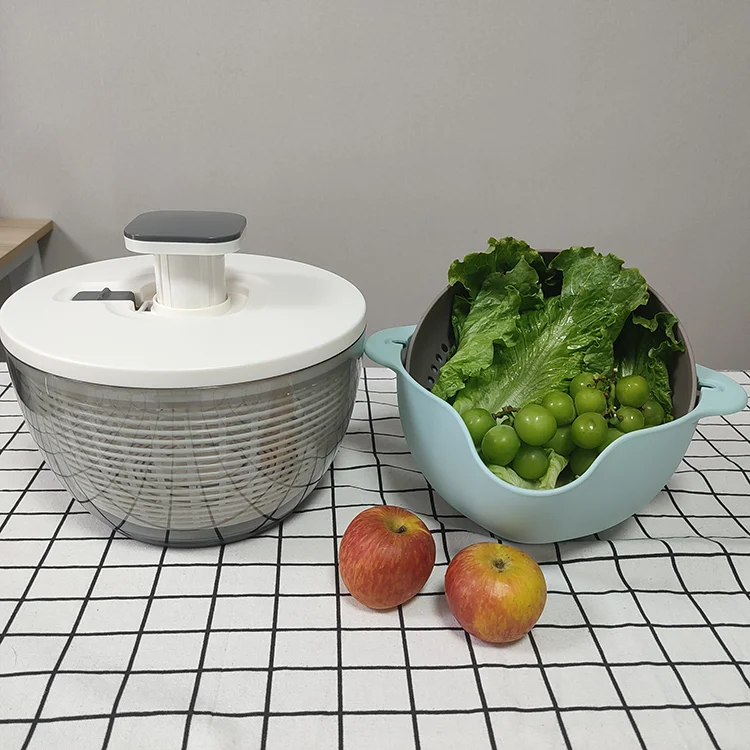 Обезвоживатель для фруктов, бытовой обезвоживатель для фруктов и салатов, ручной Большой Кухонный Спиннер для овощей и салатов