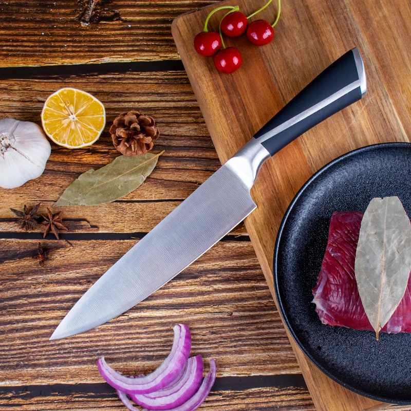 High Quality Stainless Steel Chef Knife Non-stick Knife Eco-friendly 5Pcs Kitchen Knife Set