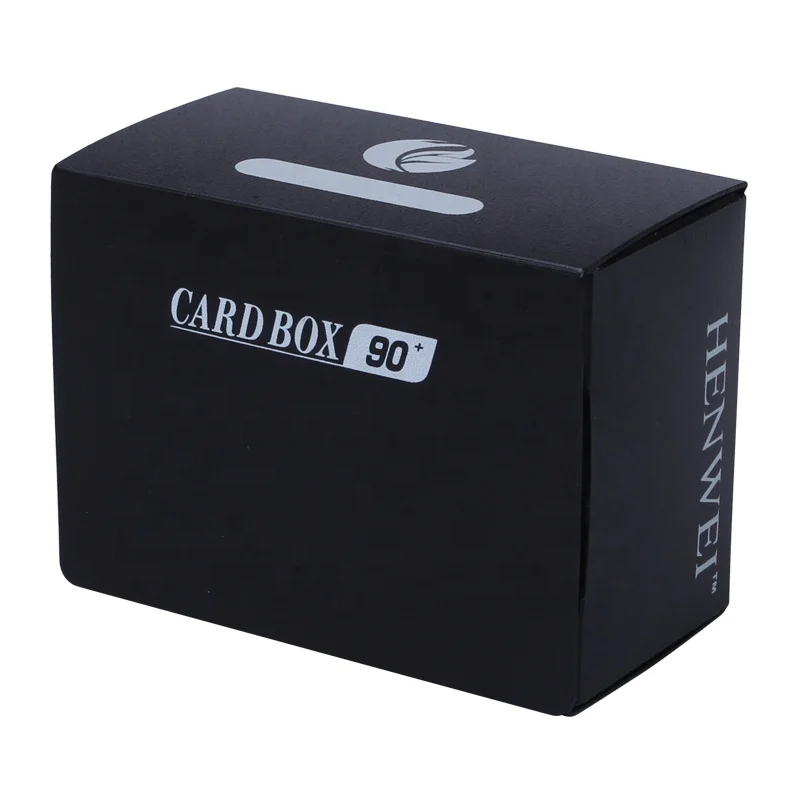 Customized Guangdong PP Plastic Card Holder Board Game Storage Trading Deck Box with Gift Printed Sticker Accepts Custom Cards