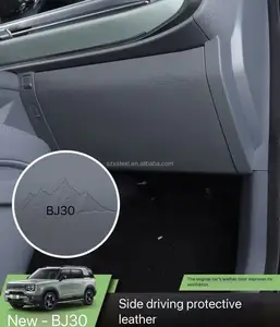 For BAIC BJ30 Auto Parts Interior Scratch-resistant Leather Covering Blessing for the Driver's Storage Box Anti-kick protection