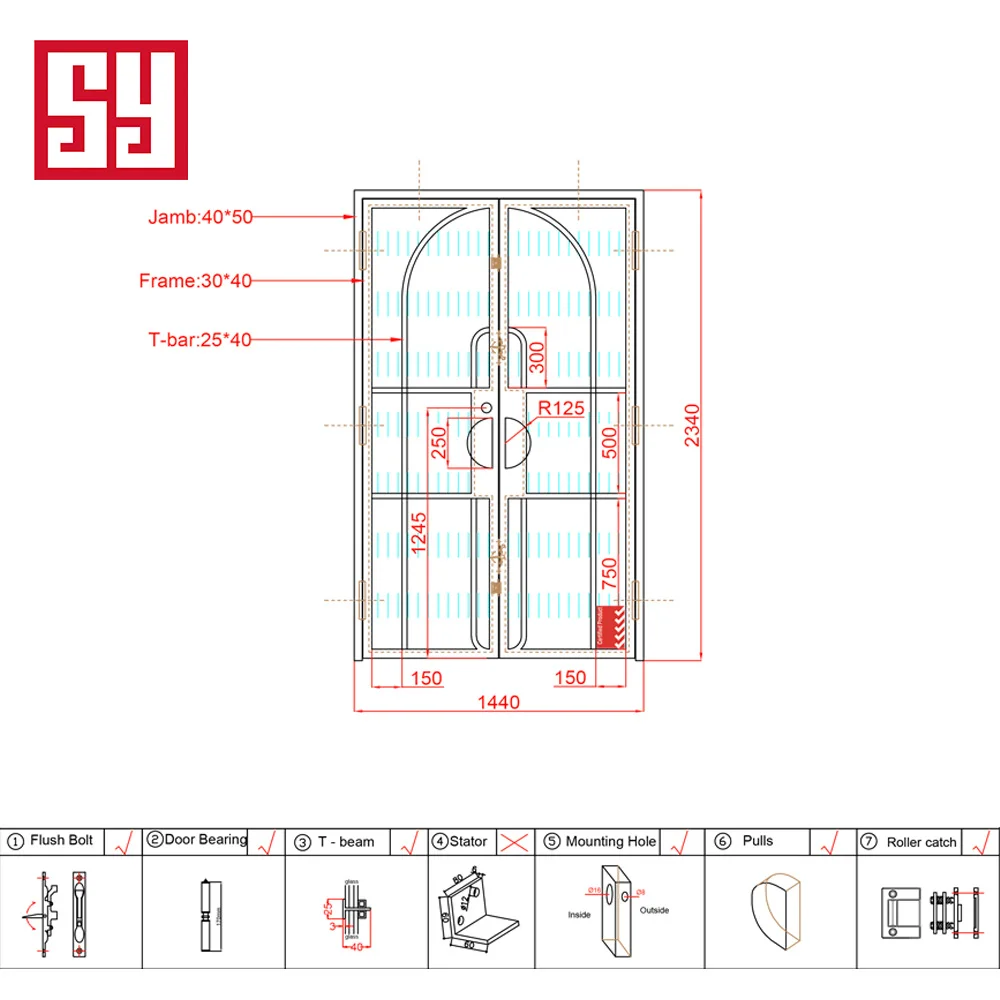 Premium Durable French Wrought Iron for Apartment Villa Hotel Entry & Living Room Outdoor Use supplier