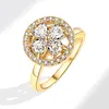 Yellow gold (White Diamond)