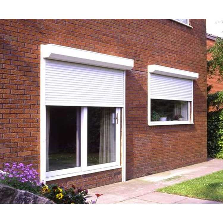 TOMA Monoblock Aluminium Window with Roller Shutter Automatic Louver Window