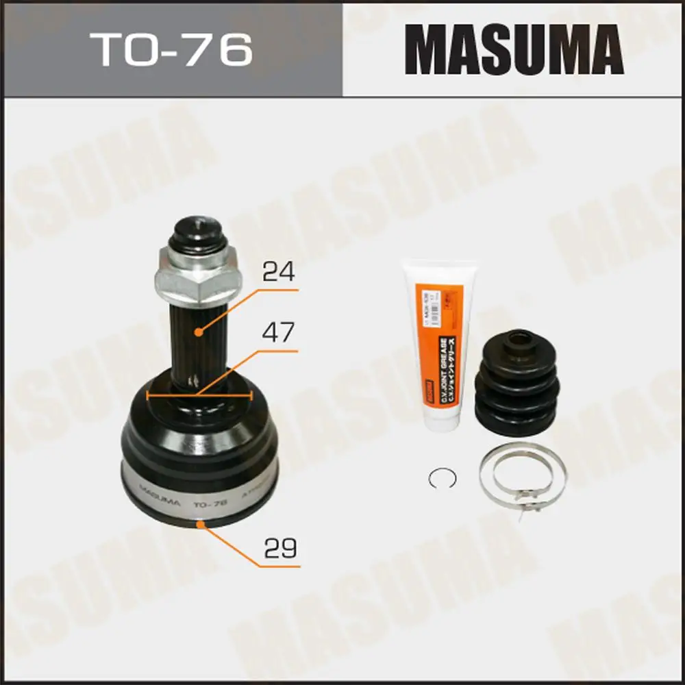 TO-76 MASUMA Auto Hatchback Drive Shaft CV Joints Set for DAIHATSU