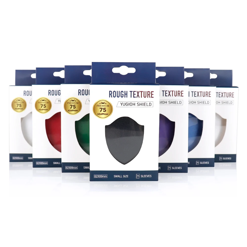 Premium Yugioh TCG Sleeves - 12 Colors, 62x89mm Matte Trading Card  Protection, 75pcs/Box, Heat Sealed for Durability