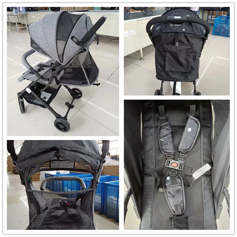 Foldable Buggy Yoya Wheels Parts Baby Stroller Baby Happy With Light