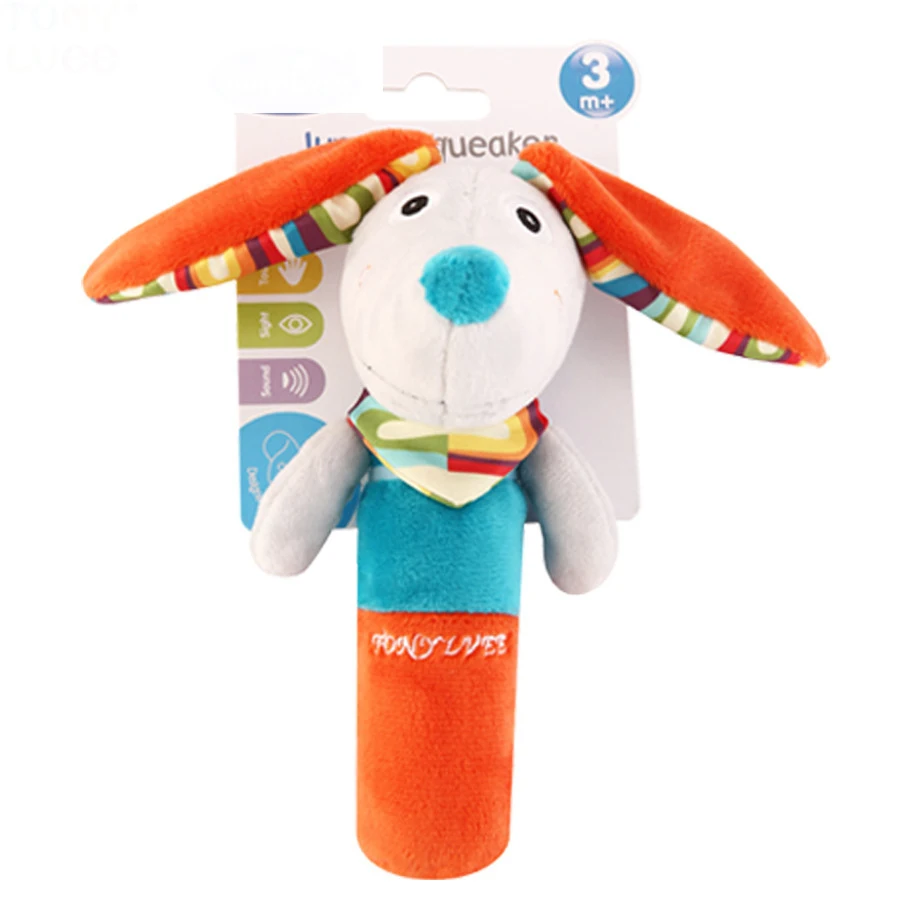 Оптовая продажа, милые животные, музыкальная детская коляска, погремушка с искажающим зеркальным кольцом, мяч, игрушки для младенцев, Chocalho