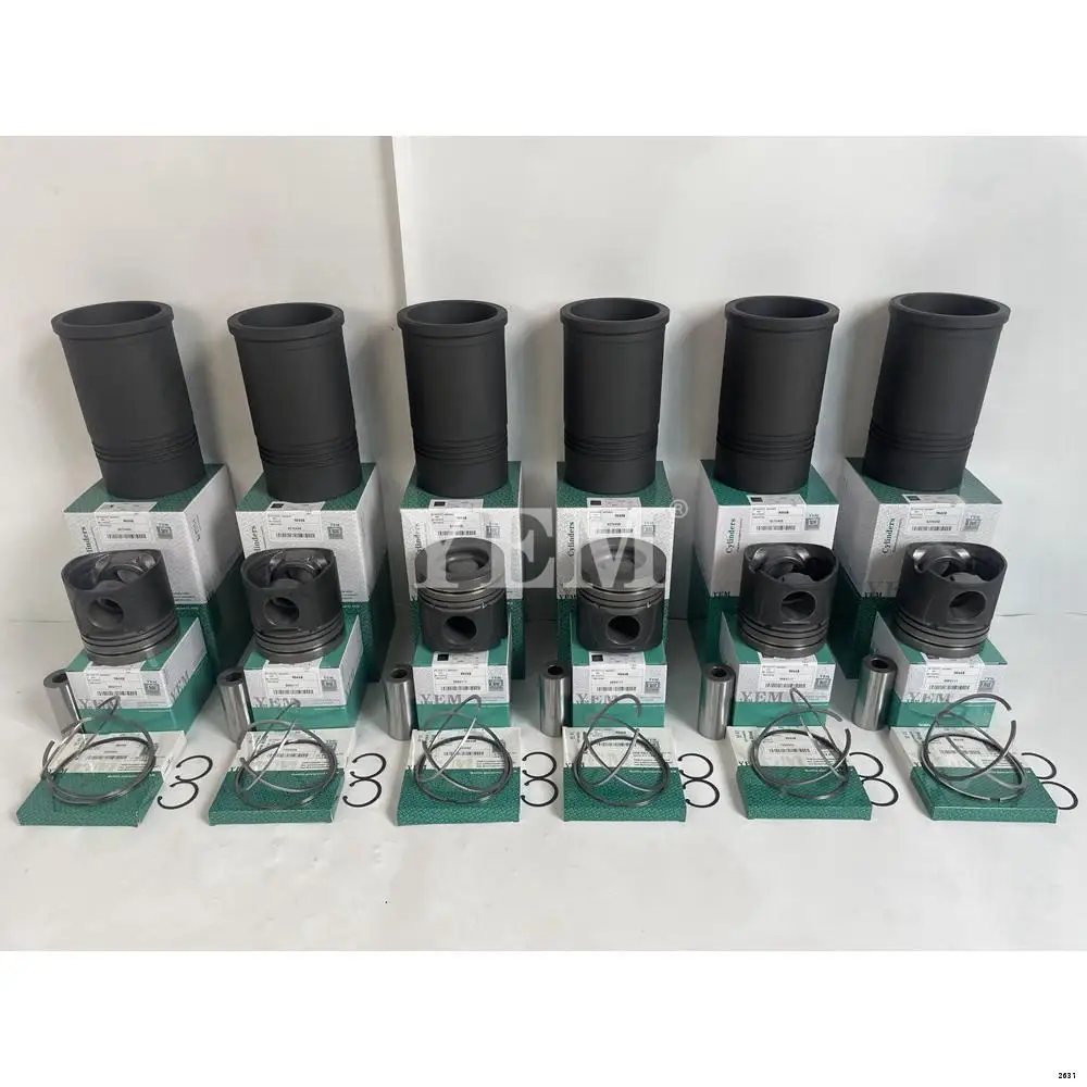 R944 Cylinder Liner Kit With Piston Rings Liner for Liebherr