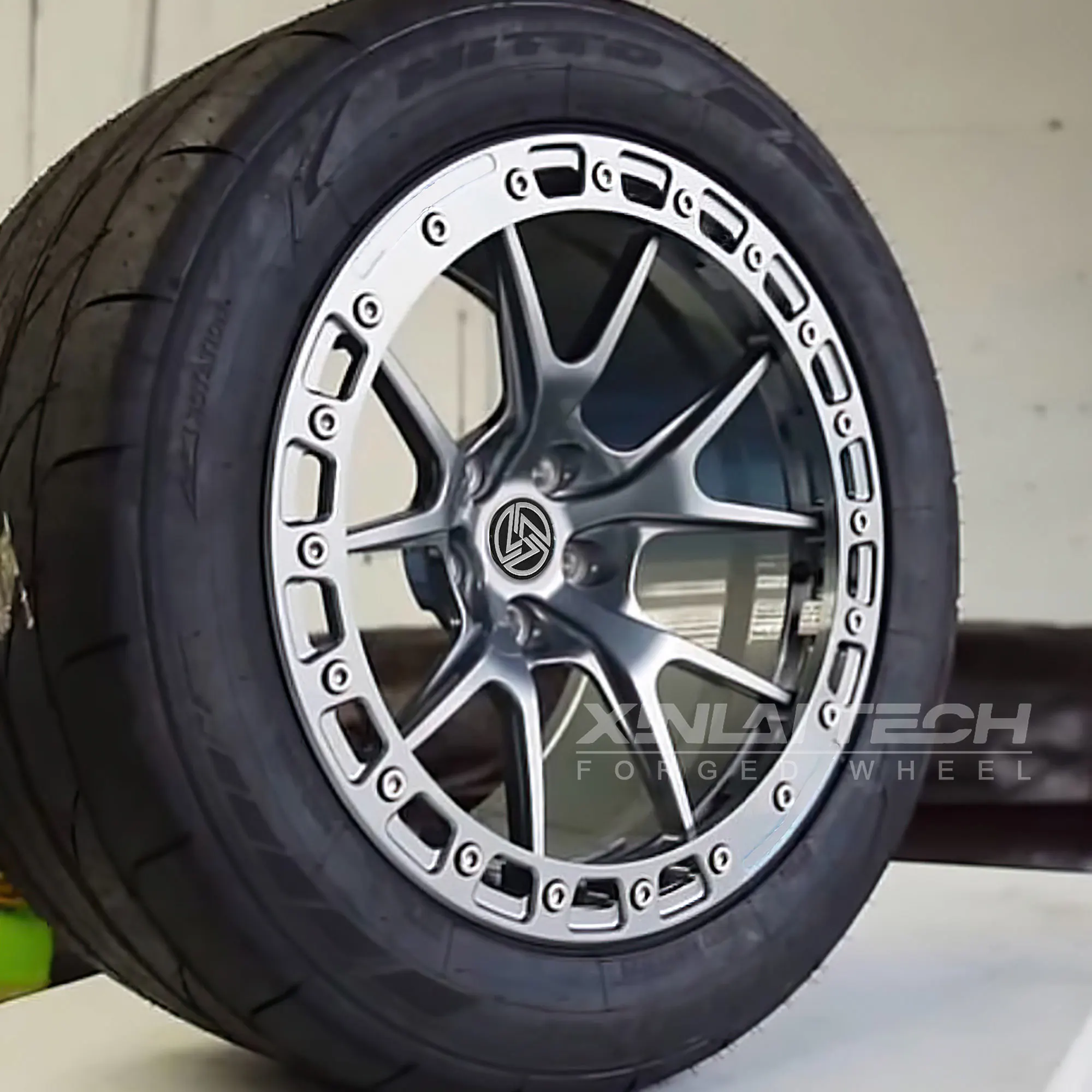 XL 17X10.5 Aluminum Racing Car Beadlock Forged Wheels for BMW Benz Audi Corvette Supra Offset 40 PCD 5X112 - Image 2