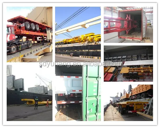 Container transportation cheaper price 2/3 Axle skeleton semi truck trailer from China supplier