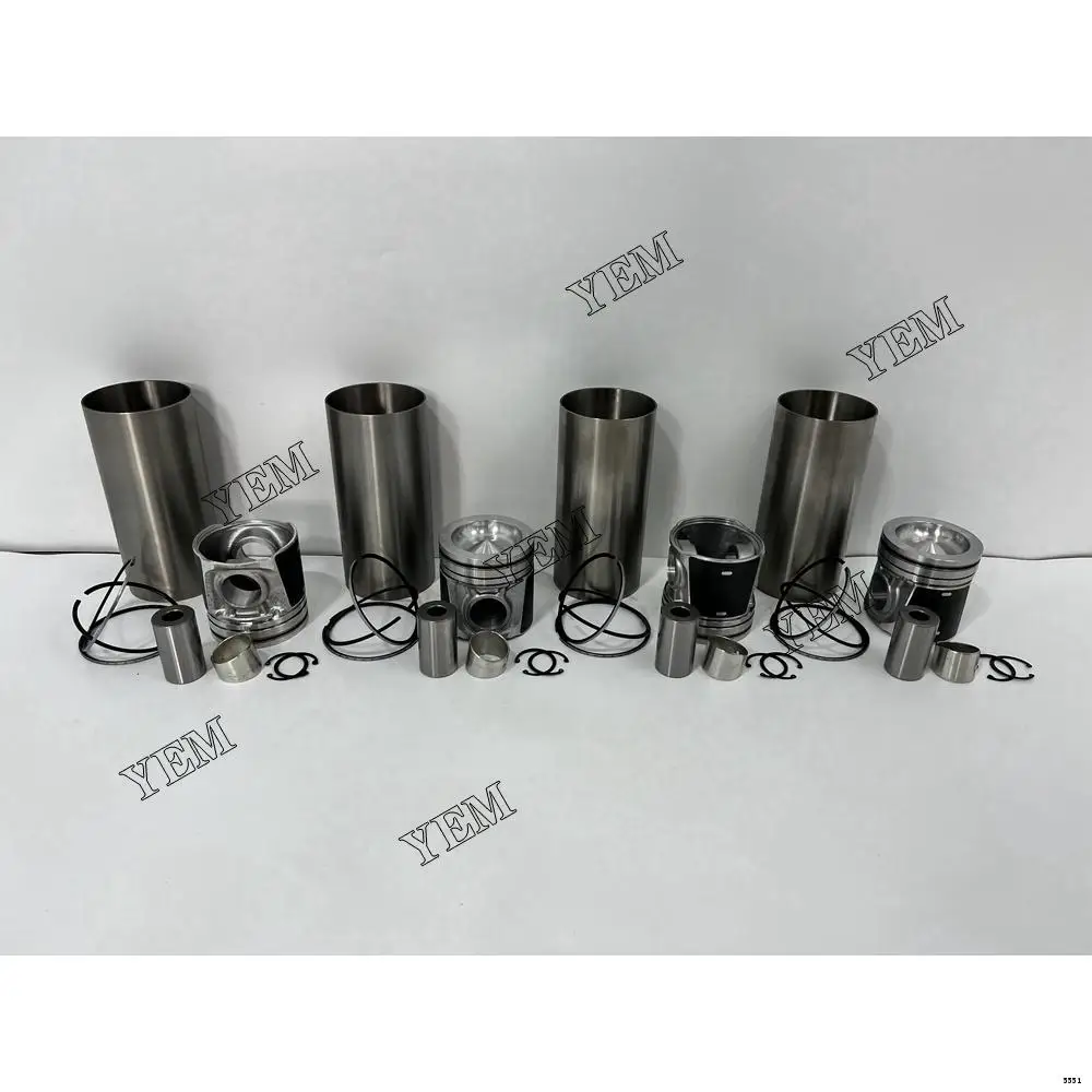 C4.4 Cylinder Liner Kit With Pistons Rings Liner for Caterpillar