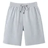Pantalones cortos de rizo de 260 g, color gris cáñamo.
