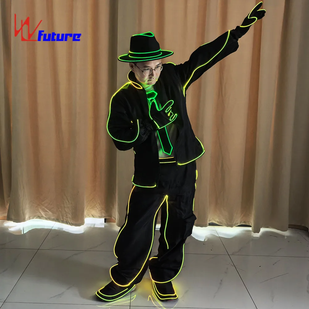 Top - Rated Michael Jackson LED Light up Dance Costume for Dance Enthusiasts and Performers
