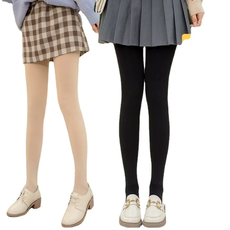 Женские куртки из натурального леггинсы; Цвет телесный износостойкие женские молодых девушек нейлон фут пикантные мир черное шелковое всего тела