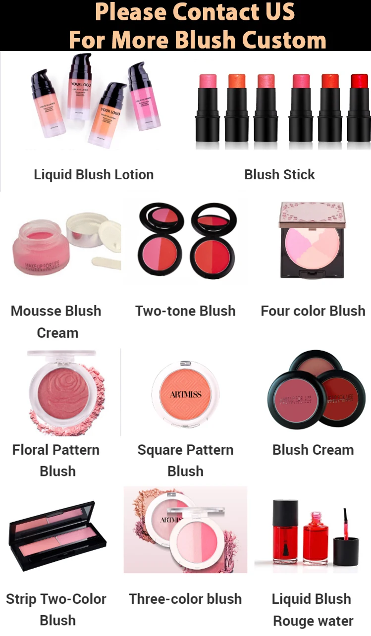 Face Makeup Powder Foundation Blush Pressed Powder