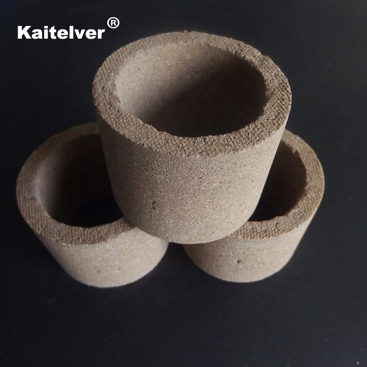 Cylindrical Open/blind Type Insulating/exothermic Riser Sleeves for Aluminum Casting Industry
