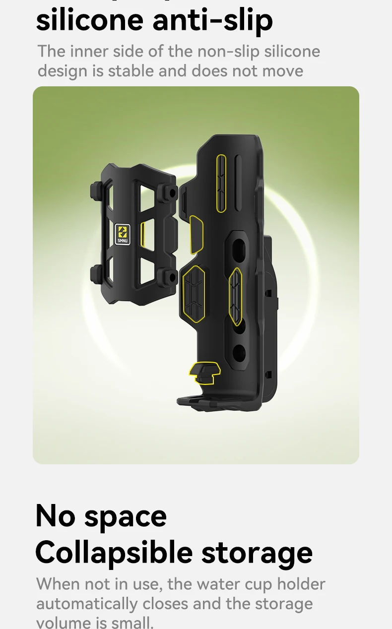 product smnu water bottle holder with mirror seat or handlebar mount cup holder for motorcycle mountain bike-6