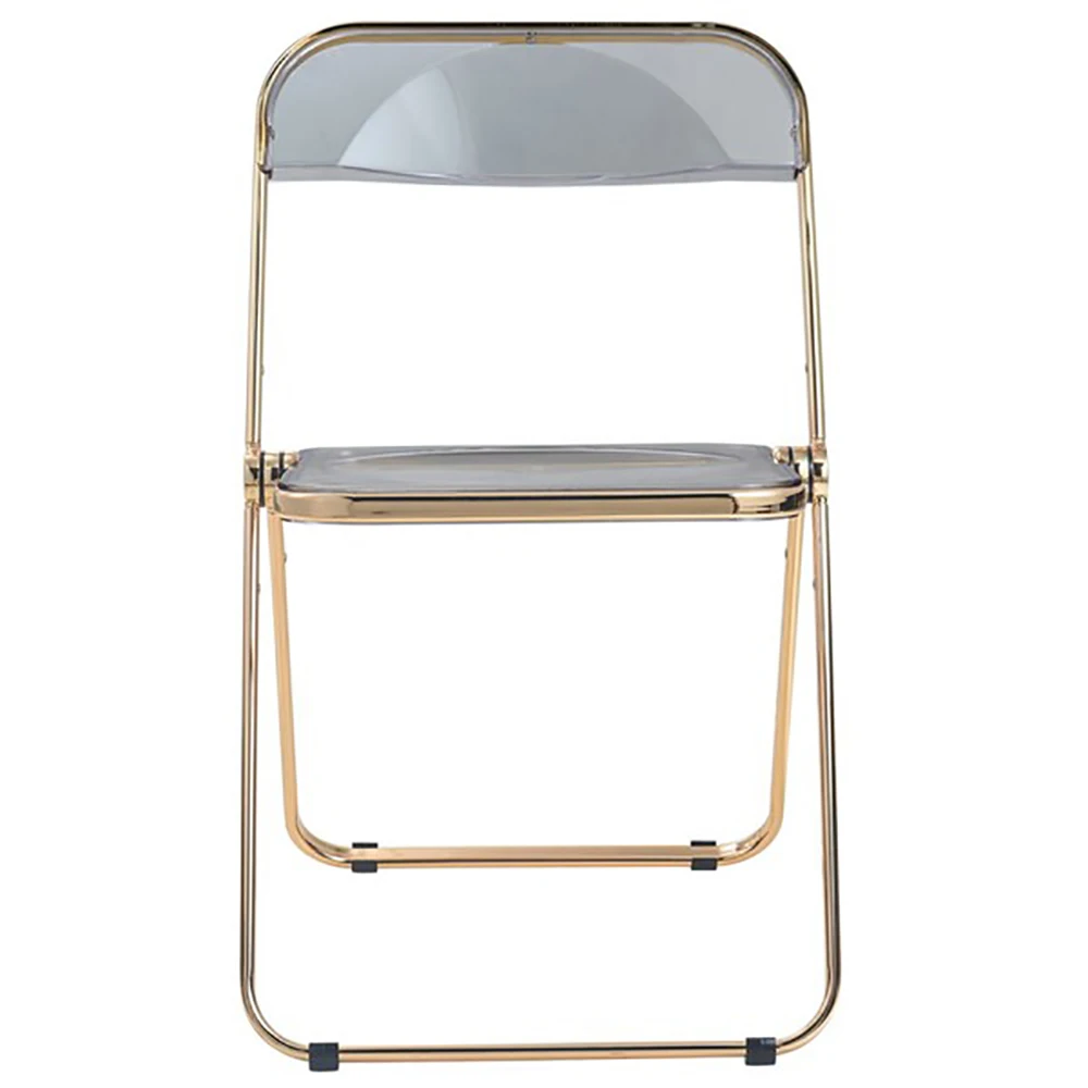 Factory wholesale furniture clear acrylic lightweight portable director folding beach chair folding chairs for events white