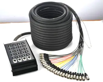 Snake cable 30m length with 12  channels HOT sale OEM