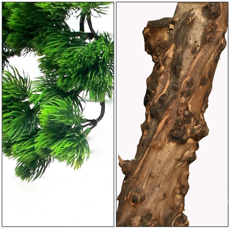 Bonsai Artificiale TOPBATHY - Pino Rosso Per Desktop Decorazione Per Casa O Ufficio 838012 - 2