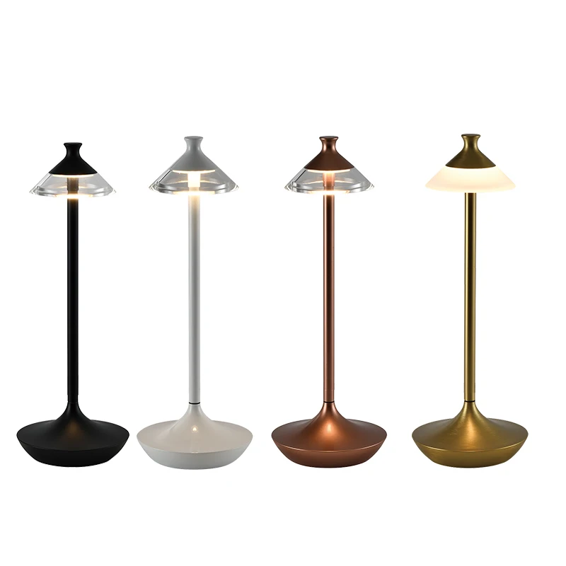 product new style dimmable home decor lampe de table led gold usb rechargeable battery cordlesstable lamps luxury gift-42