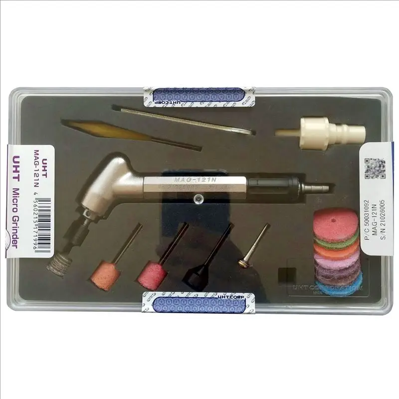 Uht Mag121n Pneumatic Rotary Tool Kit For Mold And Glass Hardware