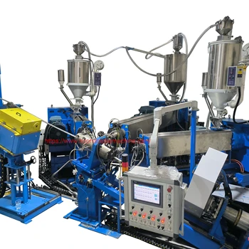 High Section Electrical Cable Manufacturing Machine Line 3-Layer CCV-Line Cross-linking XLPE Insulation Co-extrusion Line