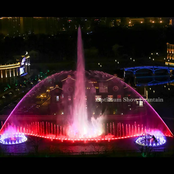 Free Design Multimedia Large Pool Music Dancing Water Fountain Show Outdoor With RGB Lights