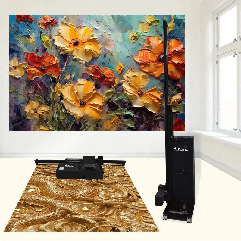 Printing Machine Automatic Wall Painting Robot Robot Painting