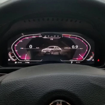 Car Odometer For BMW X5 X6 F15 F16 Digital Cluster Virtual Cockpit Car Multimedia Player Dashboard Speed Meter Screen