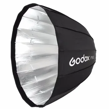Godox Portable P90L 90CM Deep Parabolic Softbox Bowens Mount Studio Flash Speedlite Reflector Photo Studio Softbox detail image