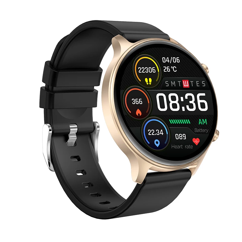 2022 New Design Smart Watch DS30 Round Screen Bt Calling Speaker Ip67 Alloy Bracelet for Both Man and Woman Smart Bracelet