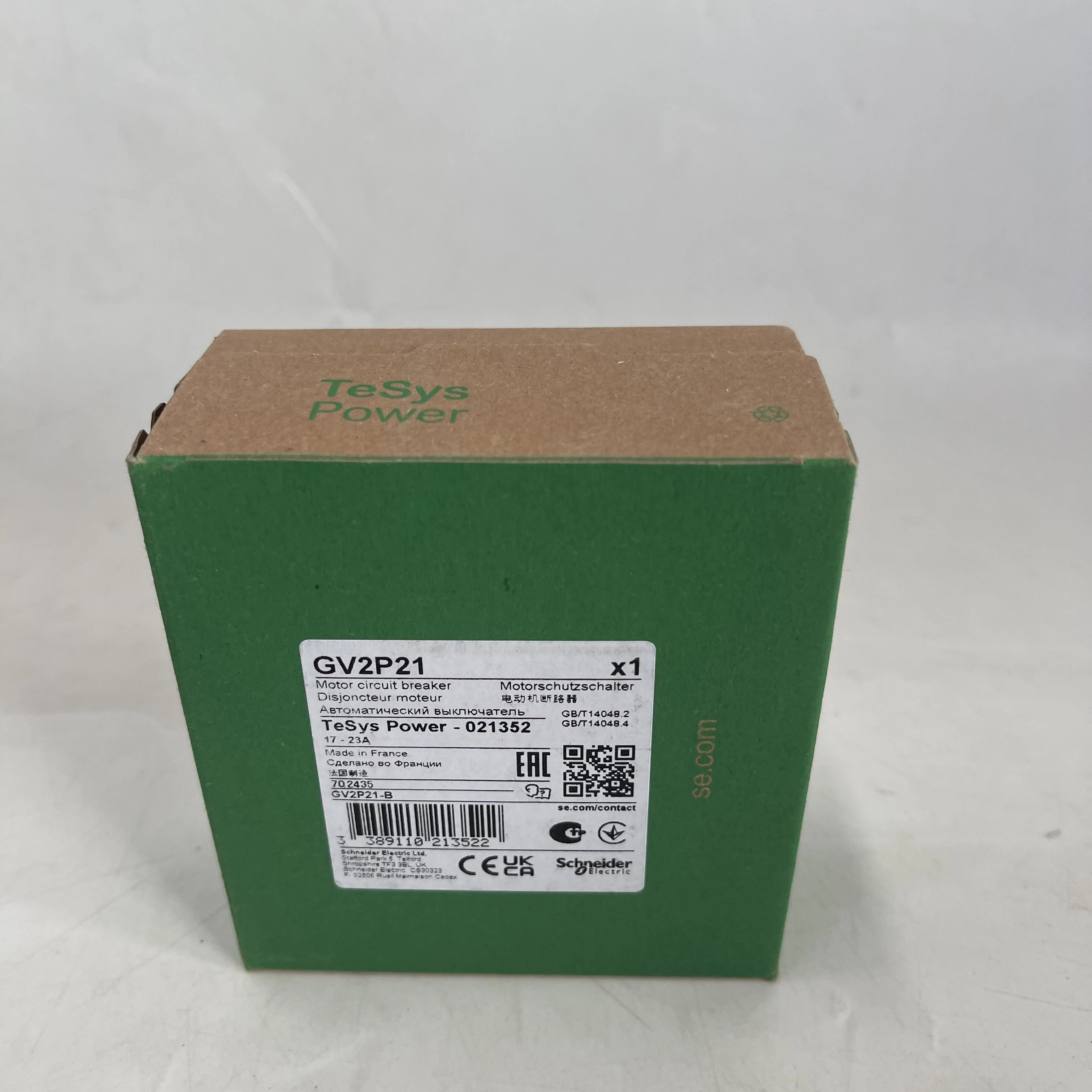 Schneider Motor Circuit Breaker GV2P21 Schneider Motor Circuit Breaker GV2P21