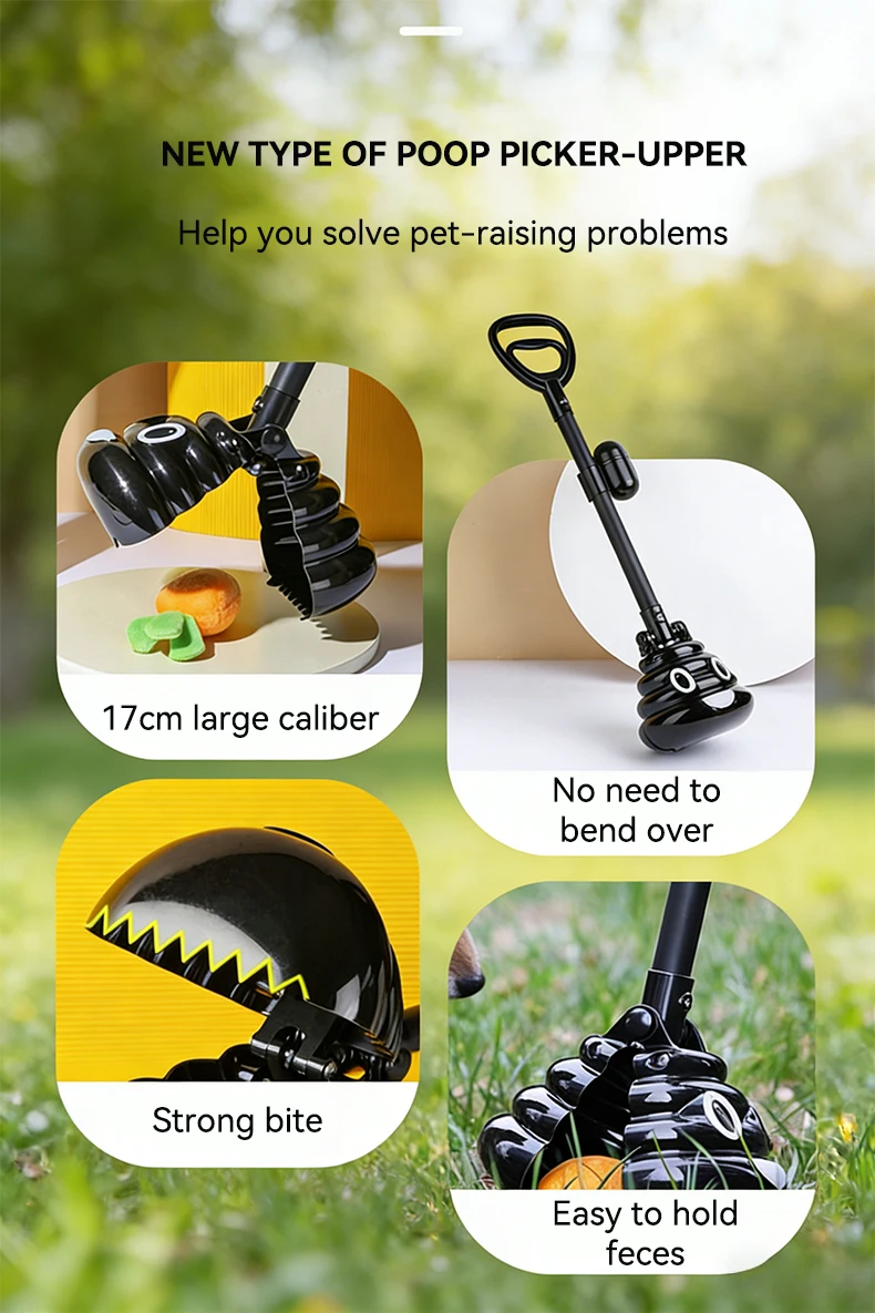 product new pet cleaning pet potty picker dog cleaning pet out dog toilet supplies stoop free potty picker-1