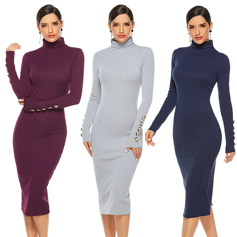 winter jersey dresses