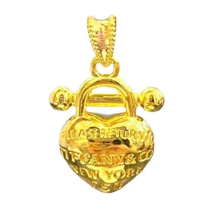 Luxury 18K Gold Plated Lucky Bag Love Necklace Trendy Link Chain Party Jewelry