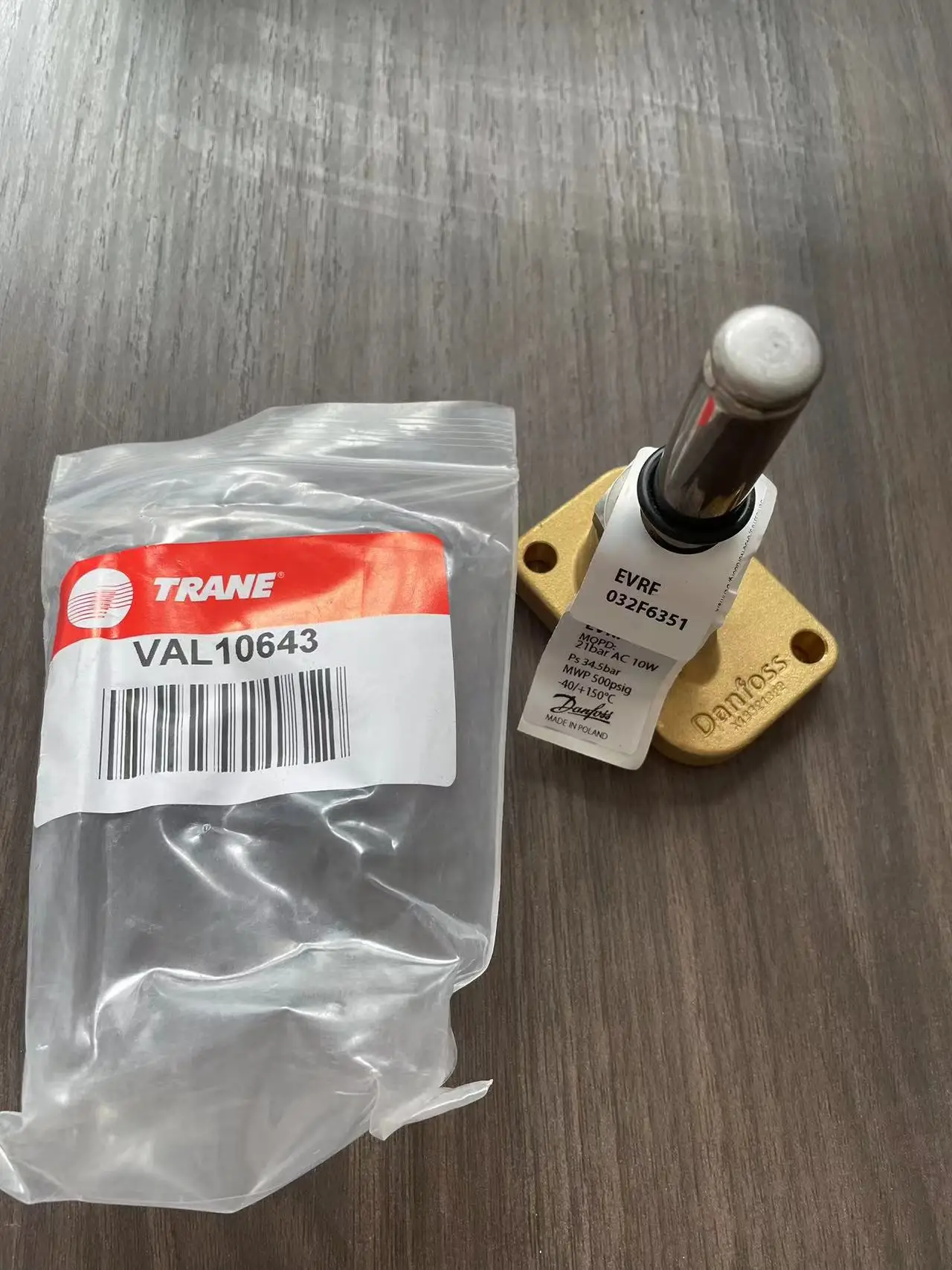 Refrigeration Heat Exchange Parts VAL10643 Solenoid TRANE